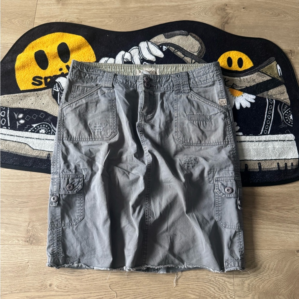 Billabong Charcoal Cargo Skirt